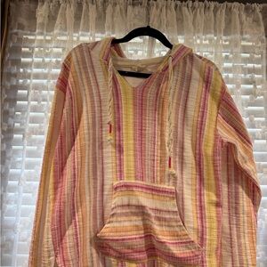 Southern Spirit Cream Hooded Pullover